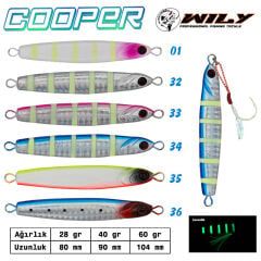 Wily Cooper Jig 28 gr 80 mm