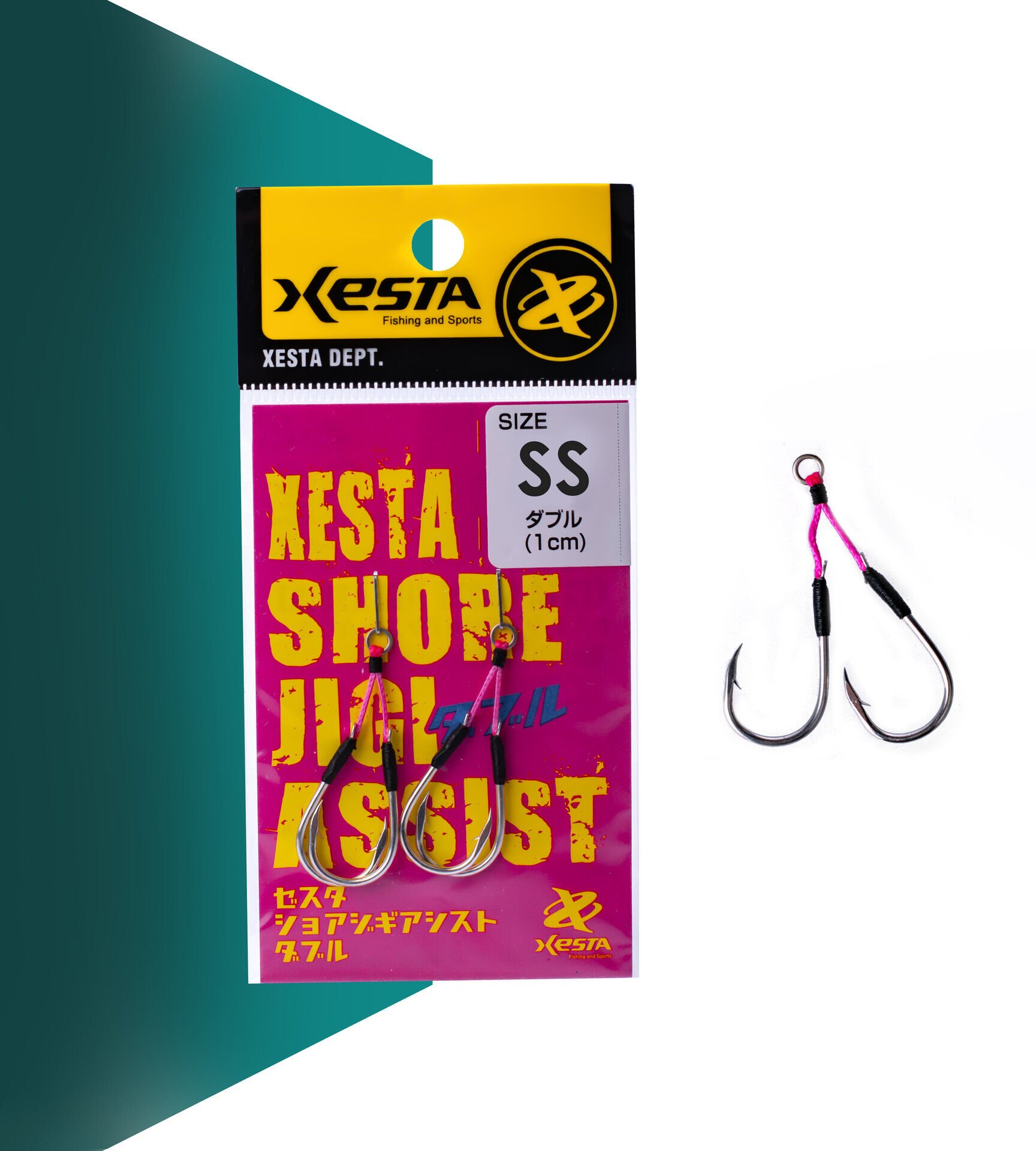 XESTA SHORE JIGGING ASSIST DOUBLE SS #10 2P