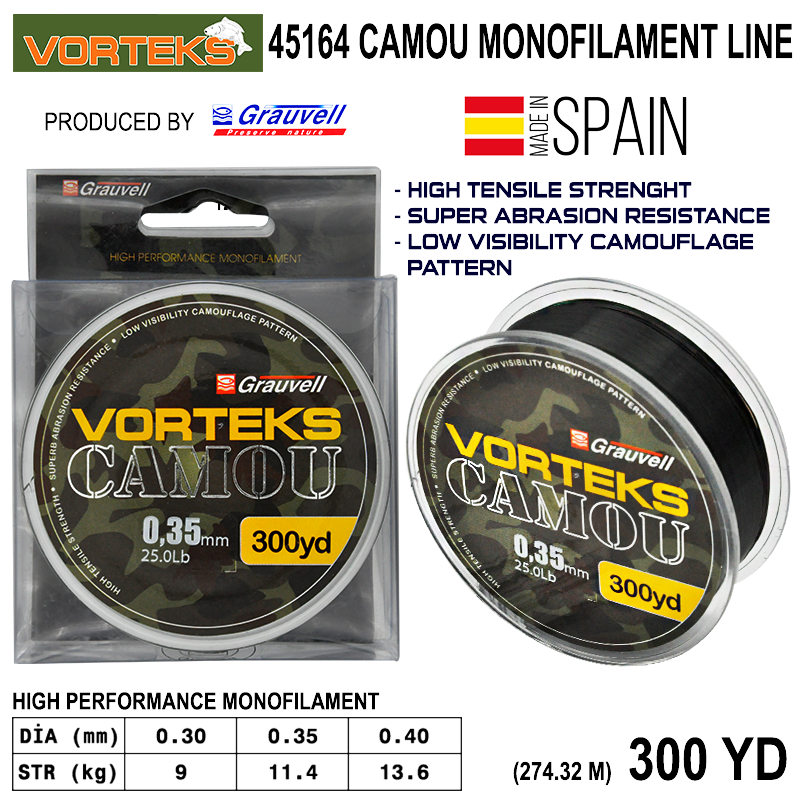 Vorteks Camou 300 YD Sazan Misinası