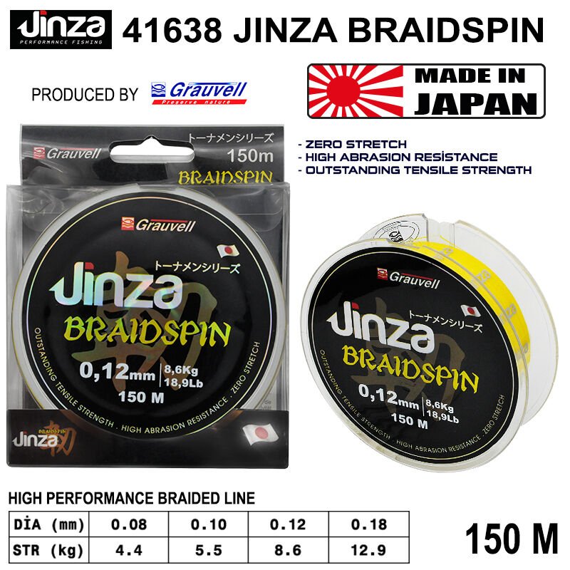 Jinza 41638 Braidspin 150m Örgü Misina