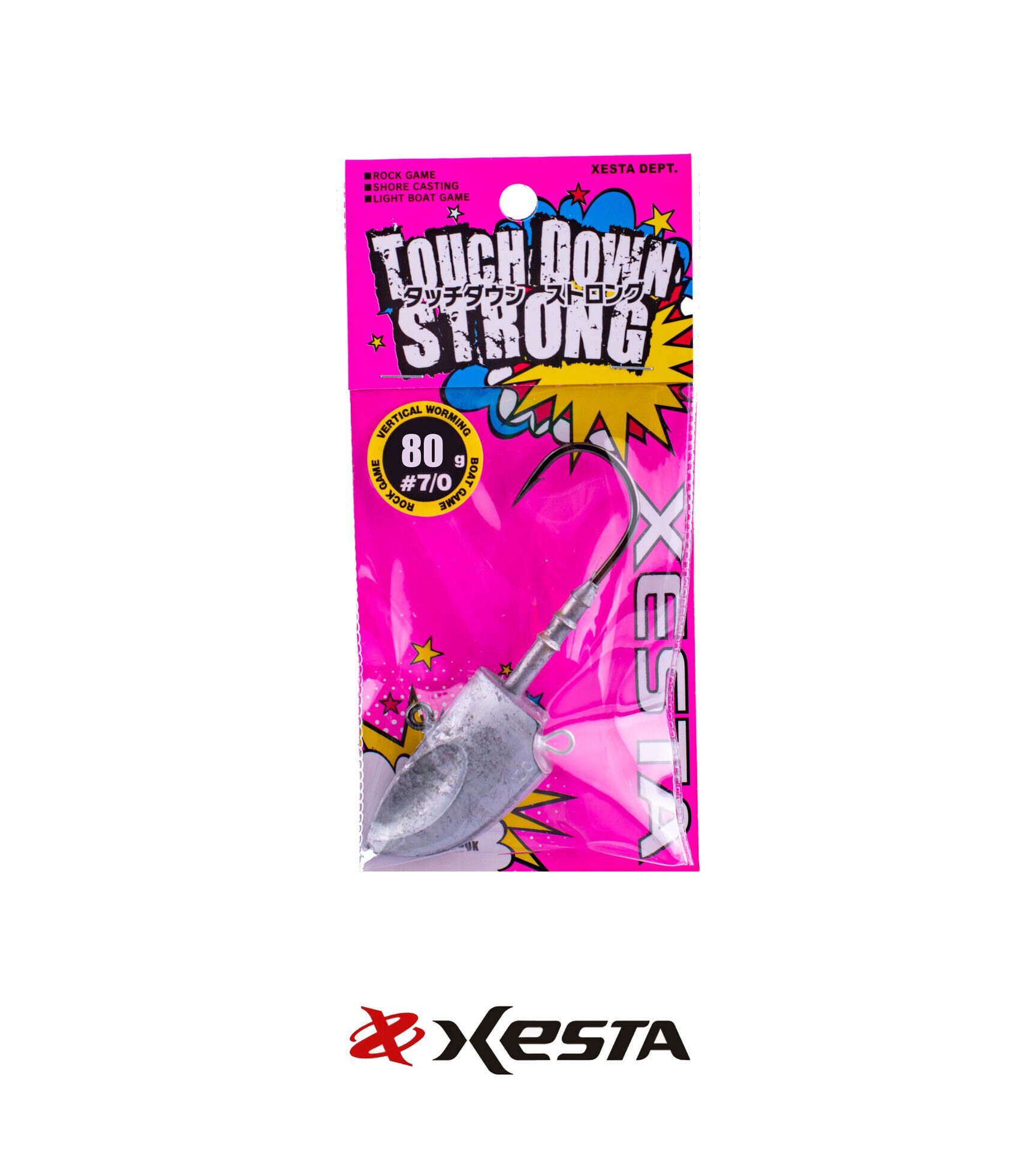 XESTA TOUCH DOWN STRONG JIGHEAD #7/0 2P 80G