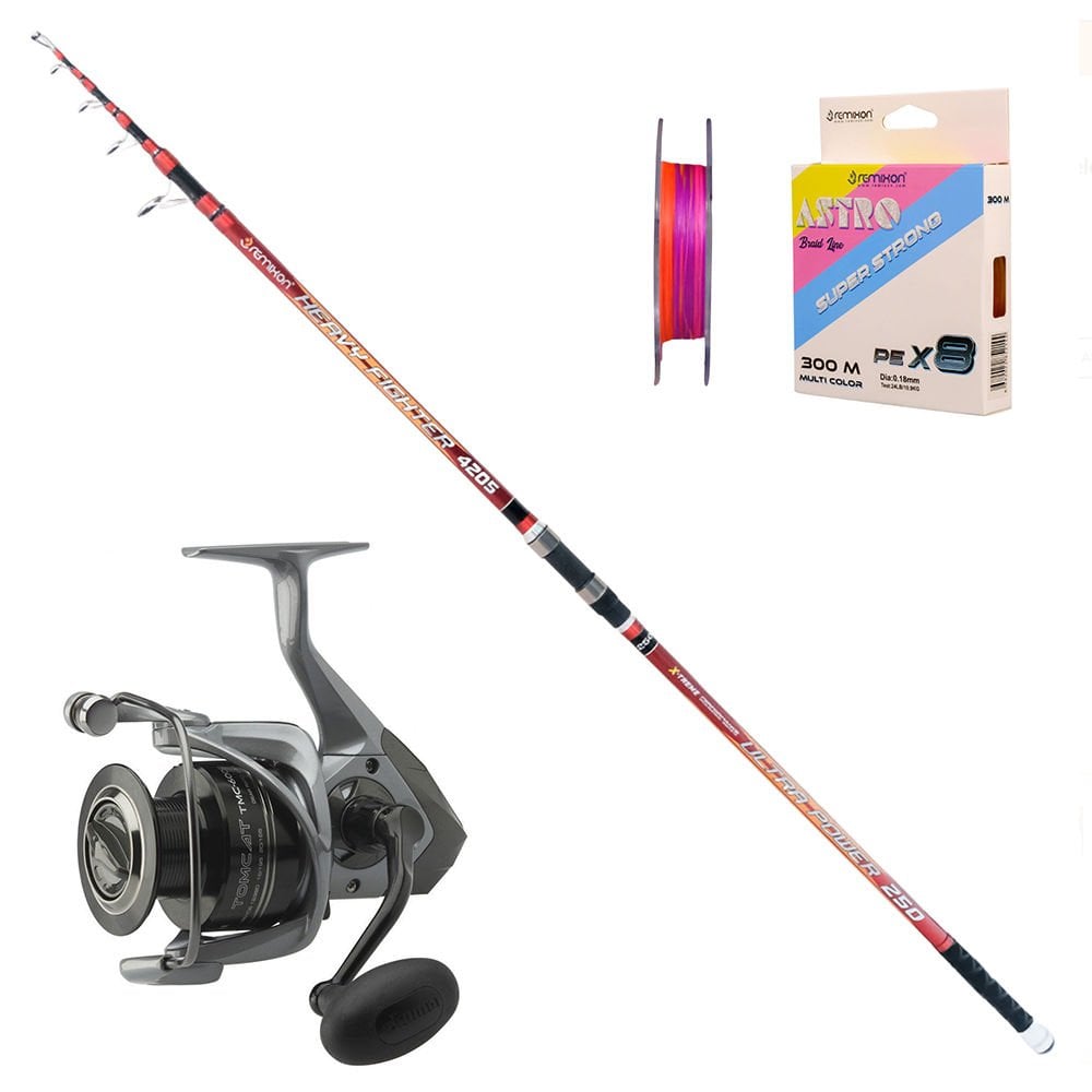 Okuma Tomcat 8000 - Remixon Heavy Fighter 420cm Surf Olta Seti