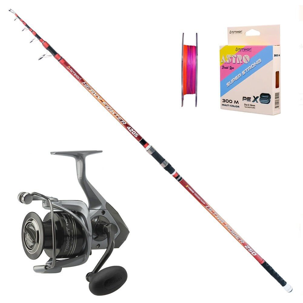 Okuma Tomcat 8000 - Remixon Heavy Fighter 420cm Surf Olta Seti