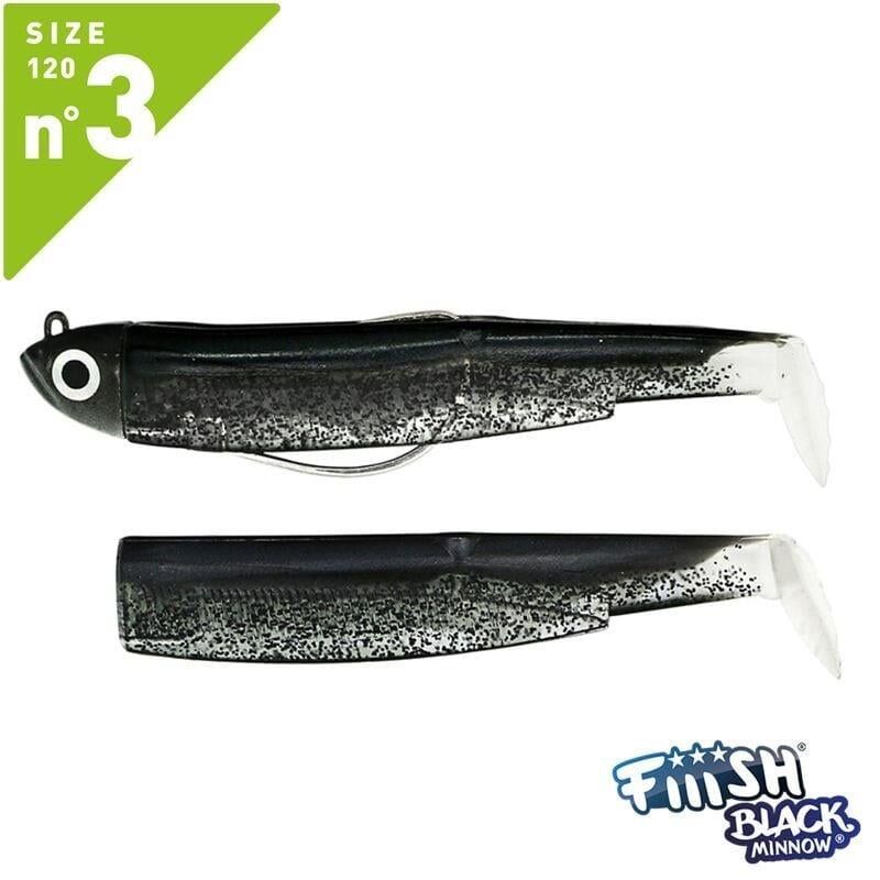 Fiiish BM120/3 BM504 Combo Shore 12gr Black Silikon Yem