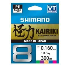 Shimano Kairiki 8 300m Multi  0.160mm/10.3kg Multi  0.160mm/10.3kg