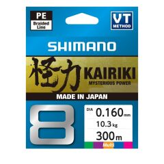 Shimano Kairiki 8 300m Multi  0.160mm/10.3kg Multi  0.160mm/10.3kg
