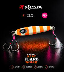 XESTA SCRAMBLE BABY FLARE SLJ 80G JIG ZLO