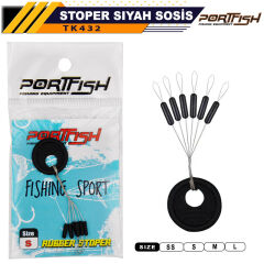 Portfish Stoper Siyah Sosis