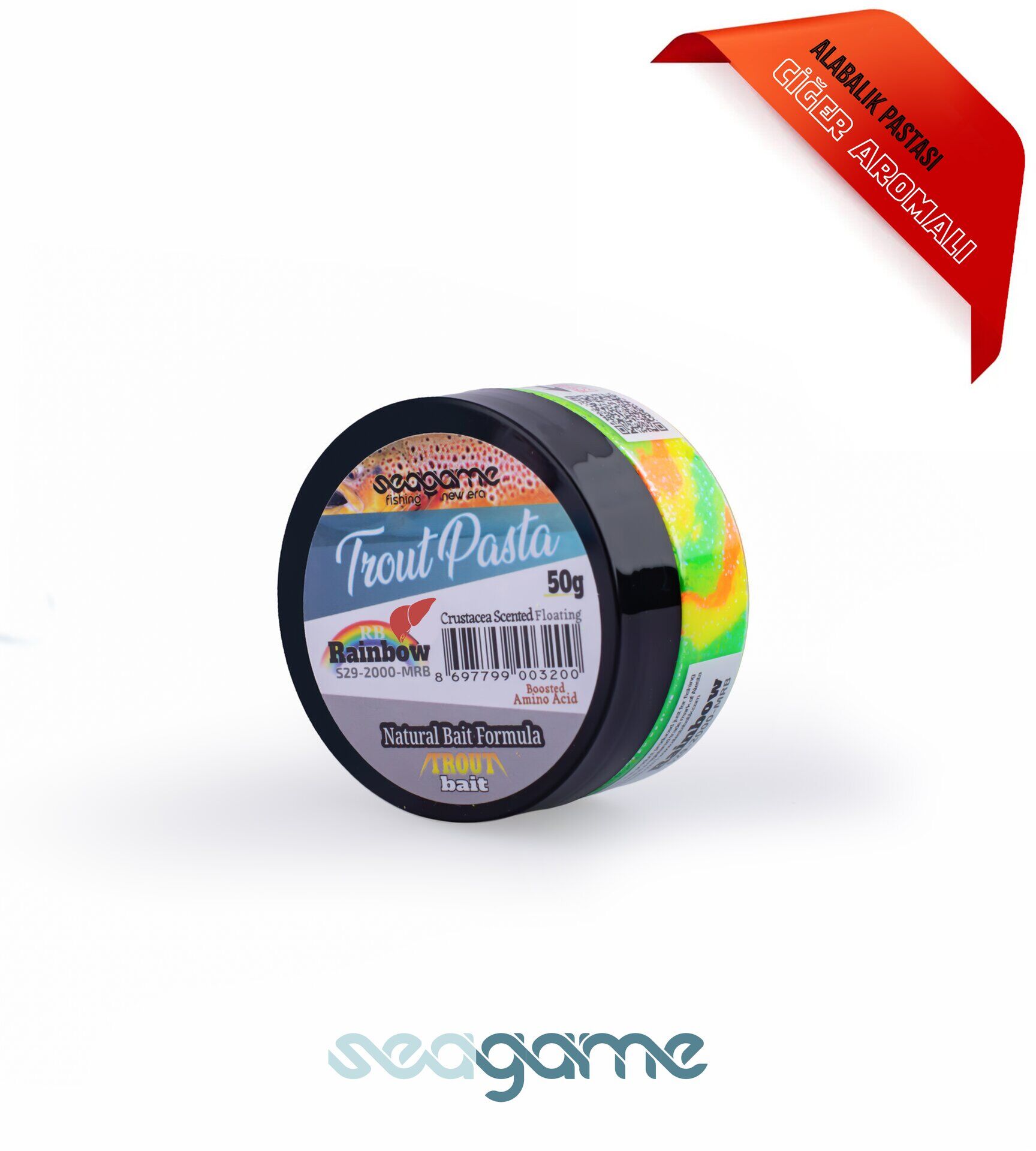 SEAGAME TROUT PASTA ALABALIK HAMURU CİĞER GÖKKUŞAĞI