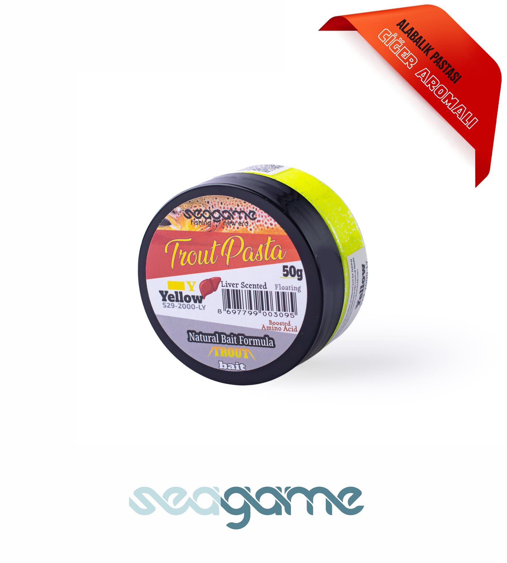 SEAGAME TROUT PASTA ALABALIK HAMURU CİĞER SARI