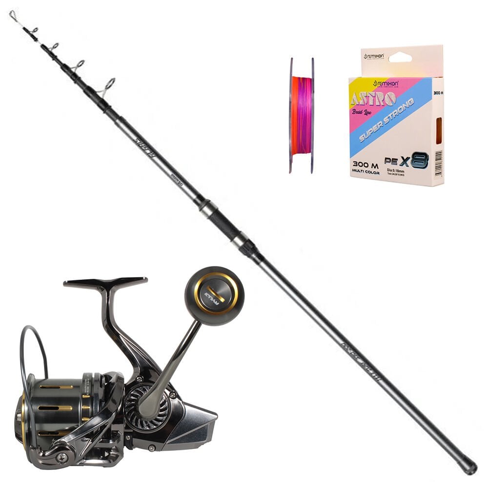 Ryuji Momentum 10000 - Okuma Alaris 420cm Surf Olta Seti