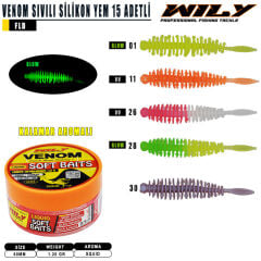 Wily Venom Sıvılı 60 mm 15 Adetli
