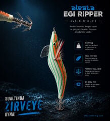 EGI RIPPER #1.5 X6750 6CM 5G BEYAZ/TURUNCU