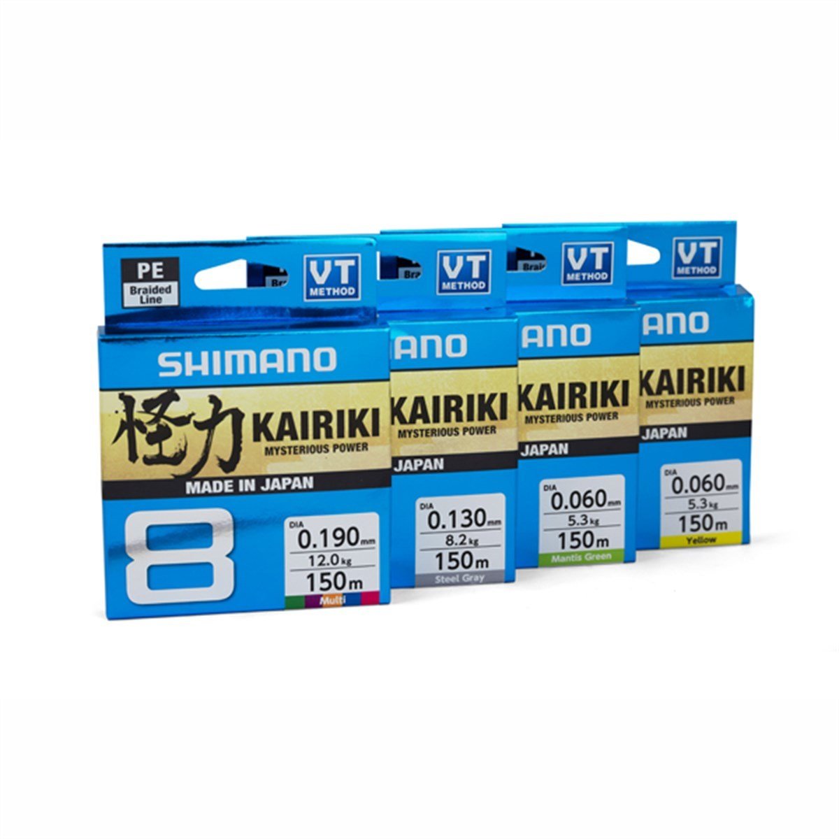 Shimano Kairiki 8 300m Multi  0.215mm/20.8kg Multi  0.215mm/20.8kg