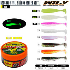 Wily Neoshad Sıvılı Silikon  70 mm 20 Adetli