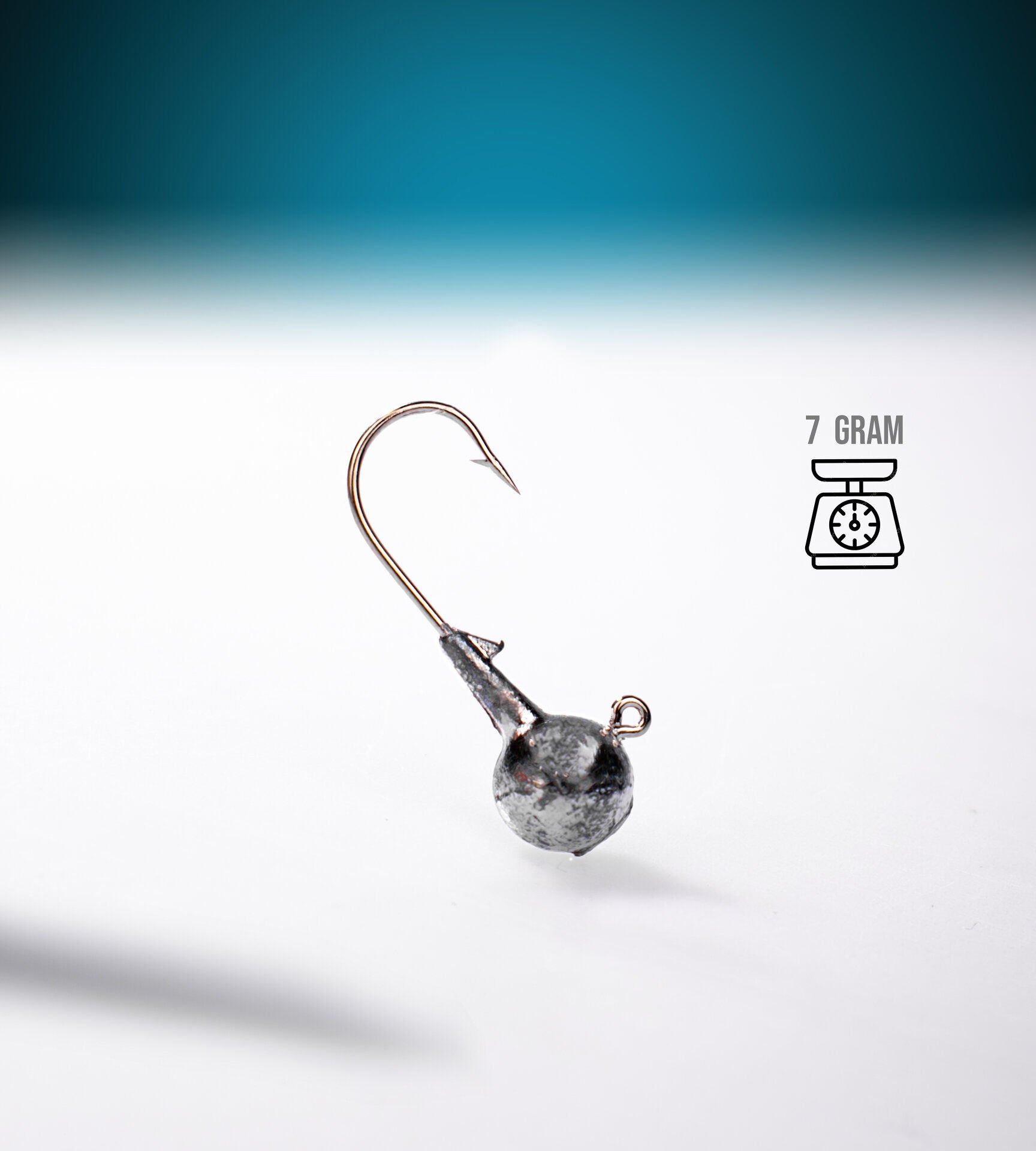 JIGHEAD TOP KAFA 7G 2500-2/0 GÜMÜŞ 25P