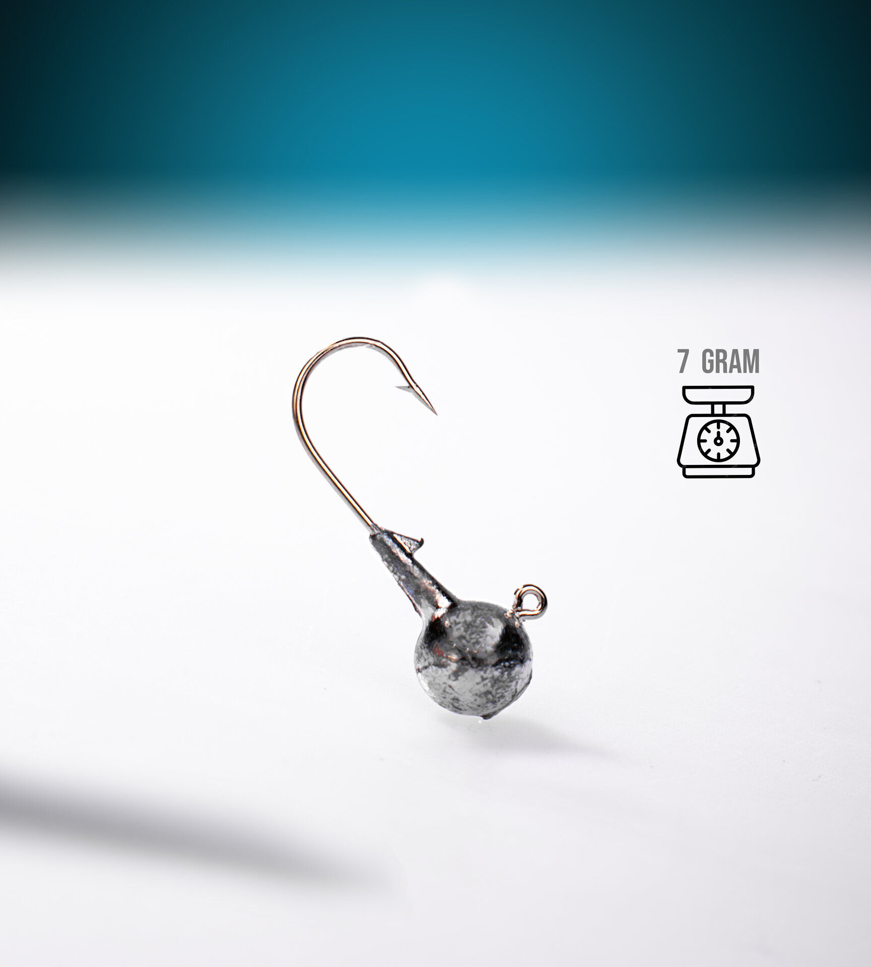 JIGHEAD TOP KAFA 7G 2500-2/0 GÜMÜŞ 25P