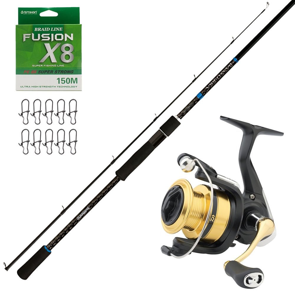 Shimano Bassterra 274 Cm 7-30gr - Daiwa RS 4000 Spin Olta Seti