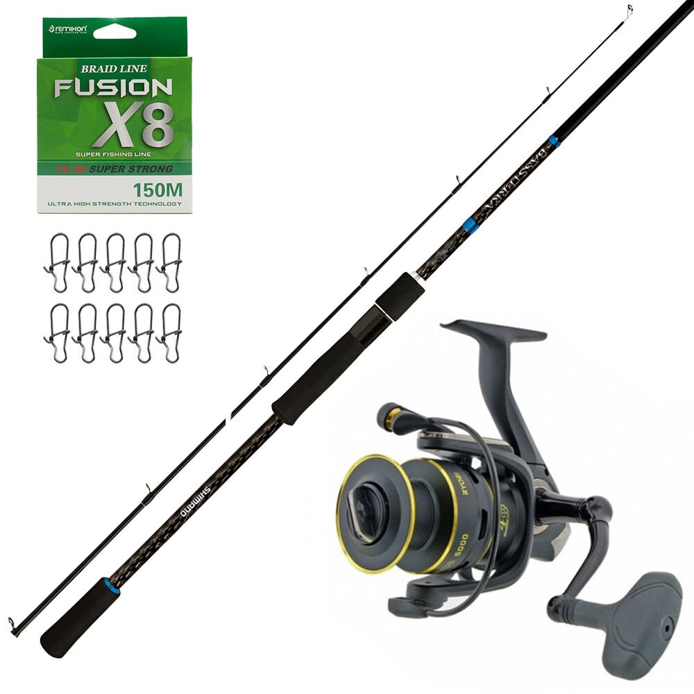 Shimano Bassterra 274 Cm 7-30gr - Ryobi Virtus 4000 Spin Olta Seti