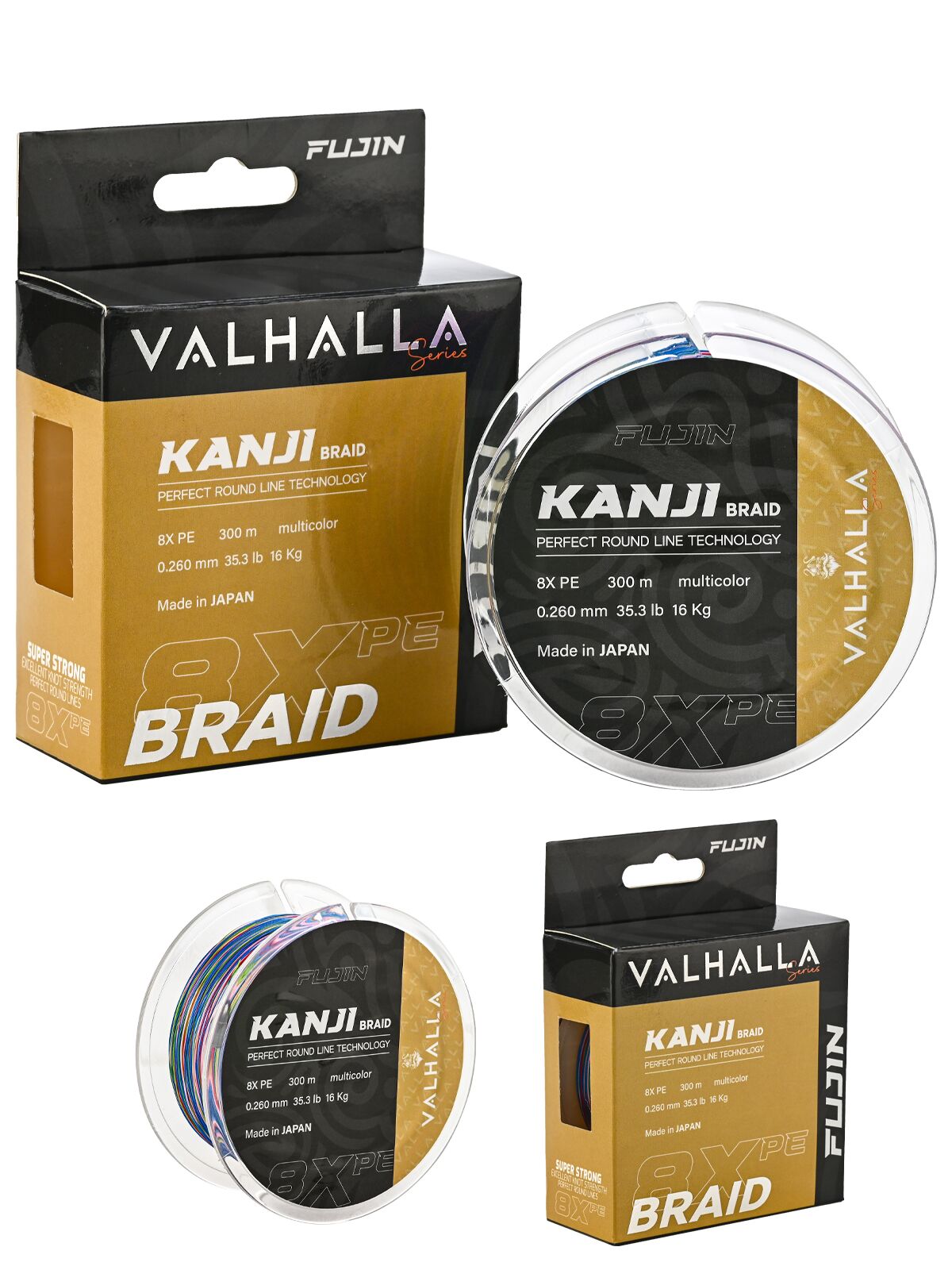 Fujin Valhalla Kanji 8X 300MT Multicolor