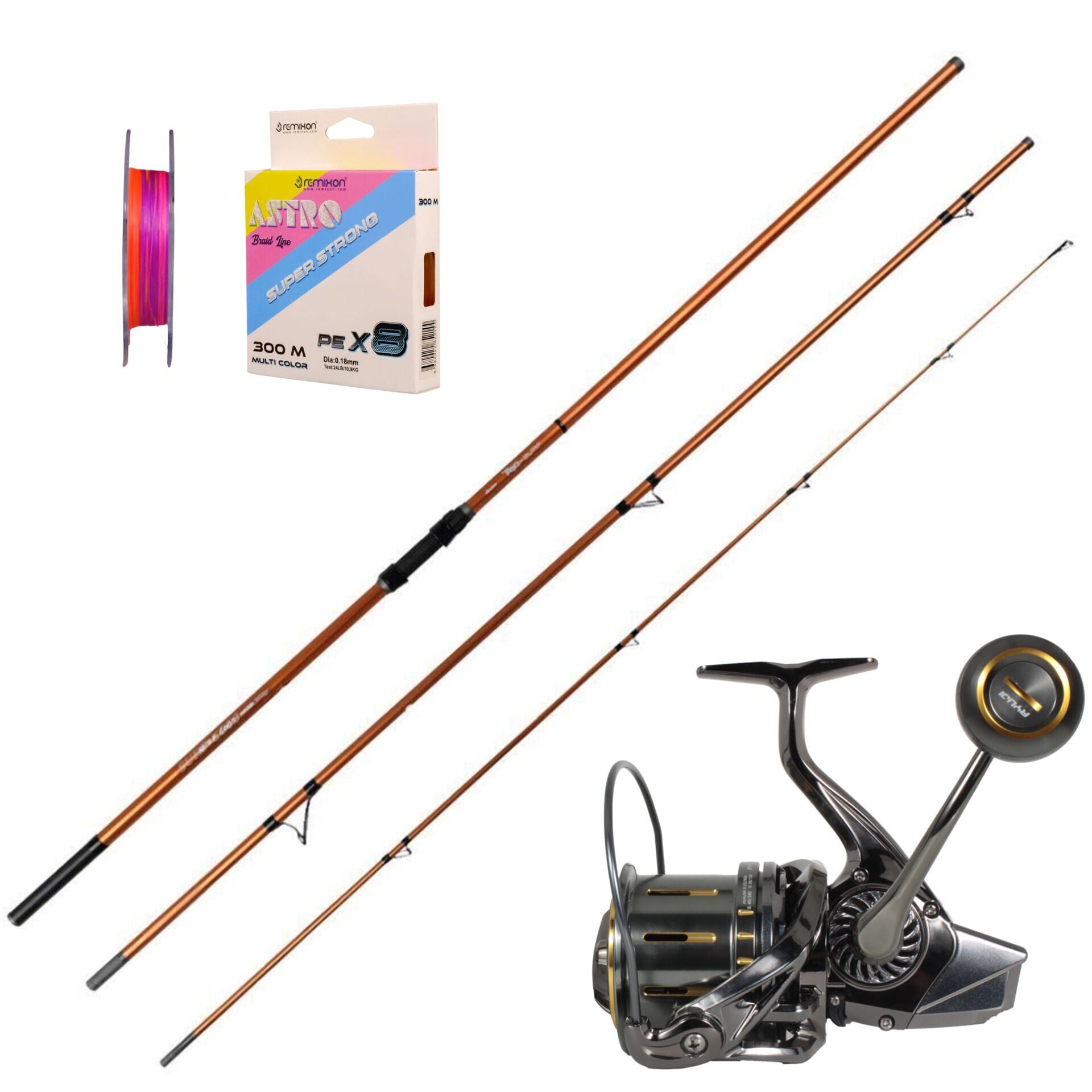 Ryuji Momentum 10000 - Okuma Trio Rex 420cm Surf Olta Seti