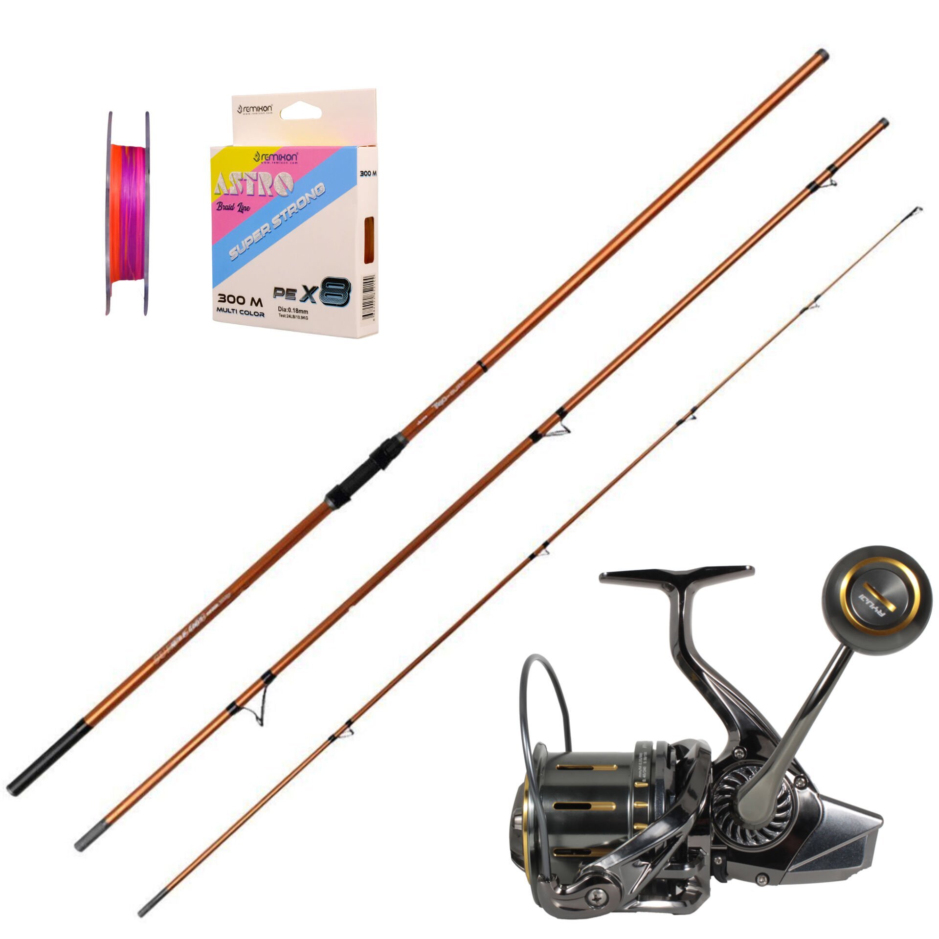 Ryuji Momentum 10000 - Okuma Trio Rex 420cm Surf Olta Seti