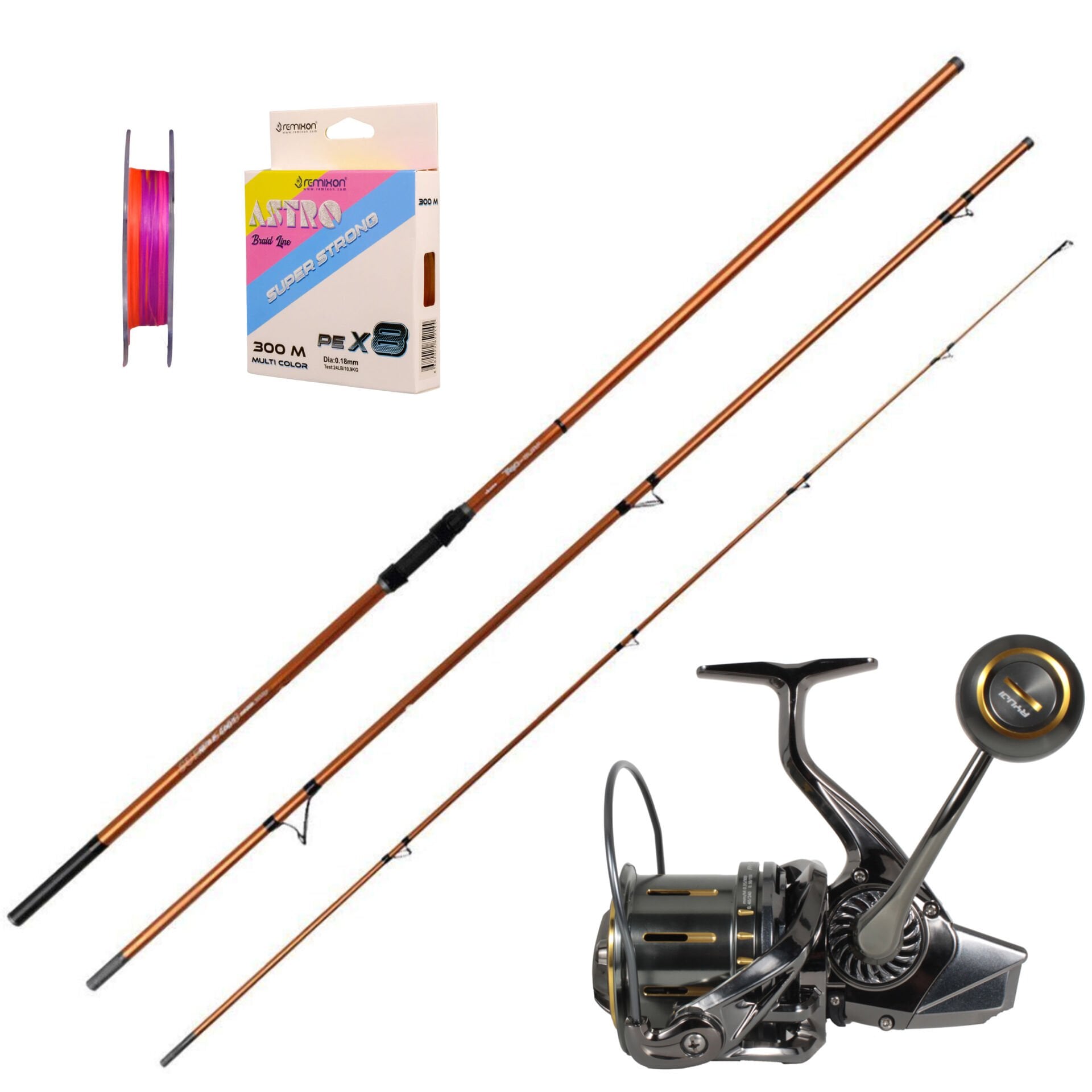 Ryuji Momentum 10000 - Okuma Trio Rex 420cm Surf Olta Seti