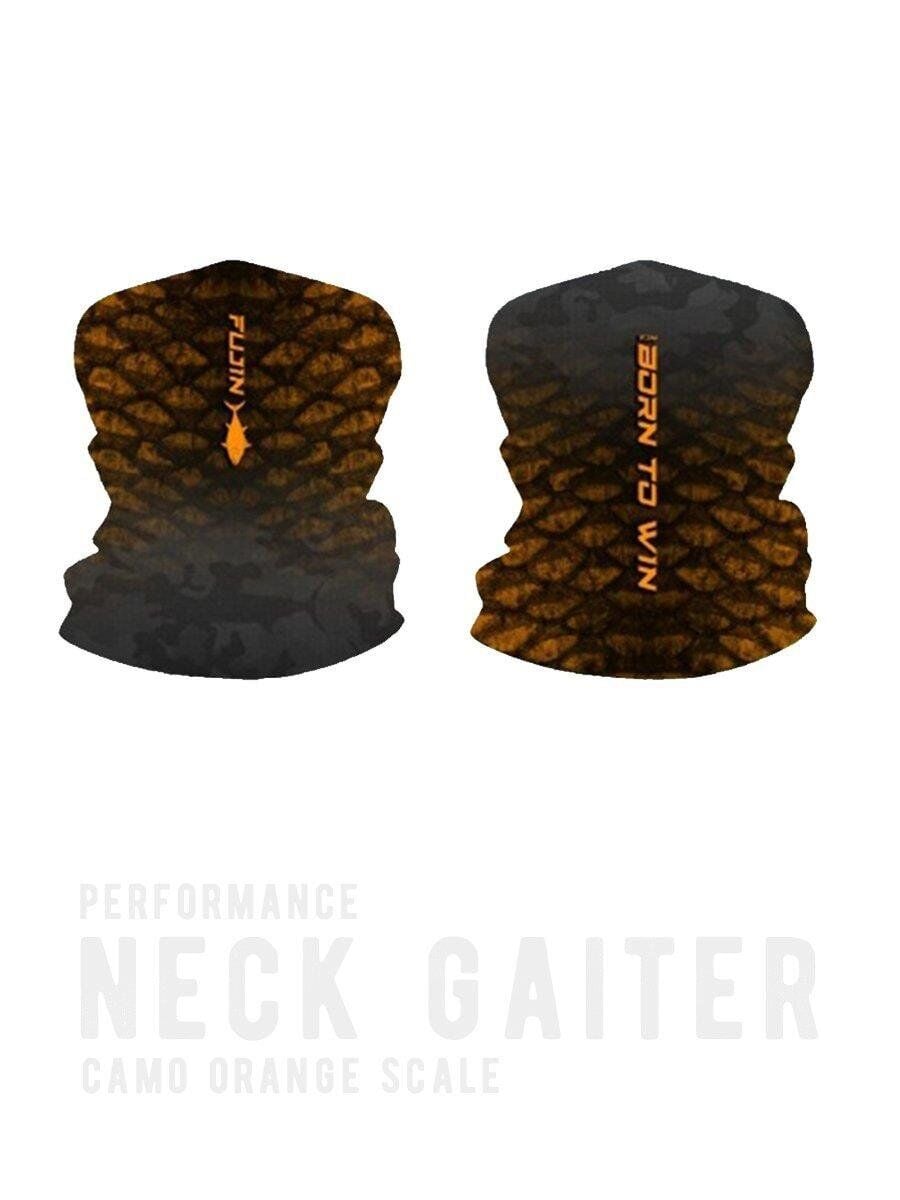 Fujin Neck Gaiter Boyunluk Camo Orange Scale