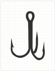 2200 FUDO TREBLE #6 NIKEL 8P