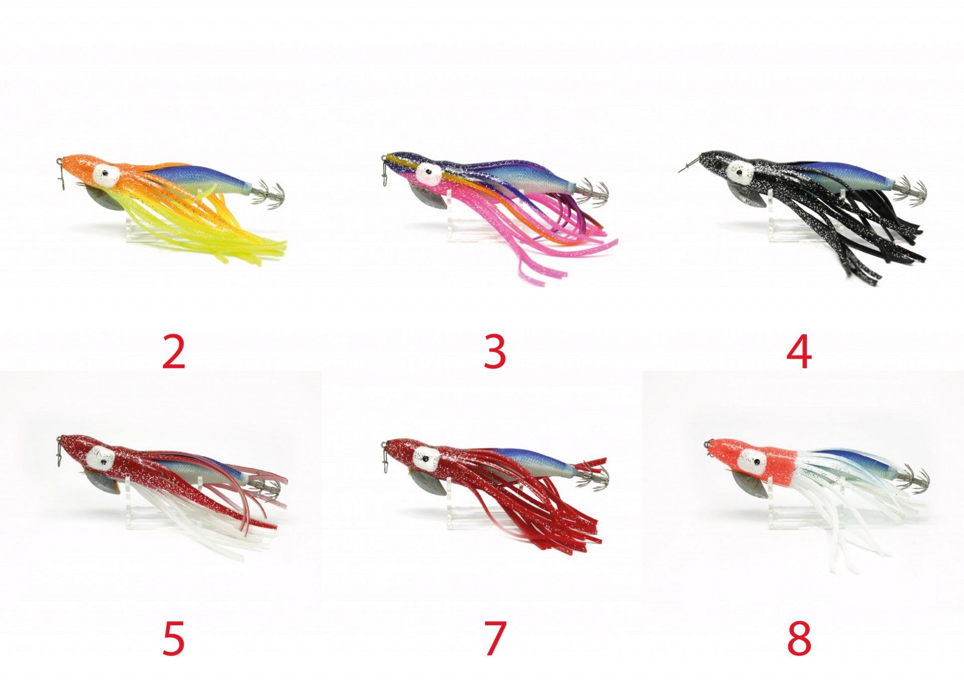 Captain 3581 Kalamar Zokası 11cm Oktopus Squid Size 3.5