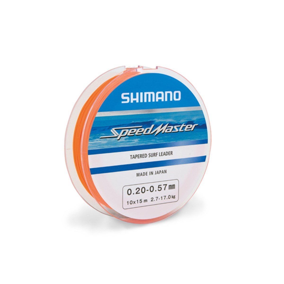 Speedmaster 10X15m 0,23-0,57mm Tapered Leader Orange Tapered Leader Orange