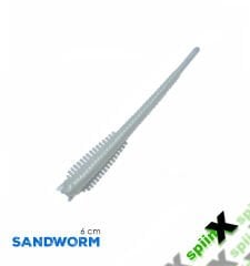 SPIINX SANDWORM SİLİKON 6CM 18P GLOW PEARL WHITE