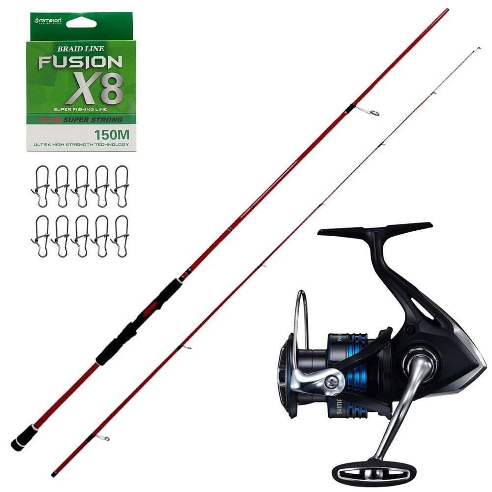 Okuma Red Spin 259cm 8-35gr - Shimano Nexave 3000HG Spin Olta Seti