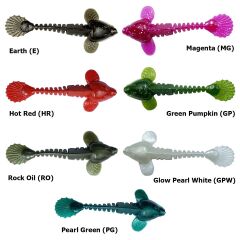 SPIINX GOBBY SİLİKON 5CM 18P HOT RED
