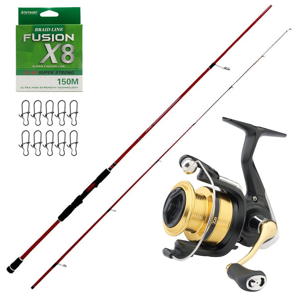 Okuma Red Spin 259cm 8-35gr - Daiwa RS 3000 Spin Olta Seti