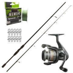 Okuma Revenger 40 - Remixon Double Black 210cm Spin Olta Seti
