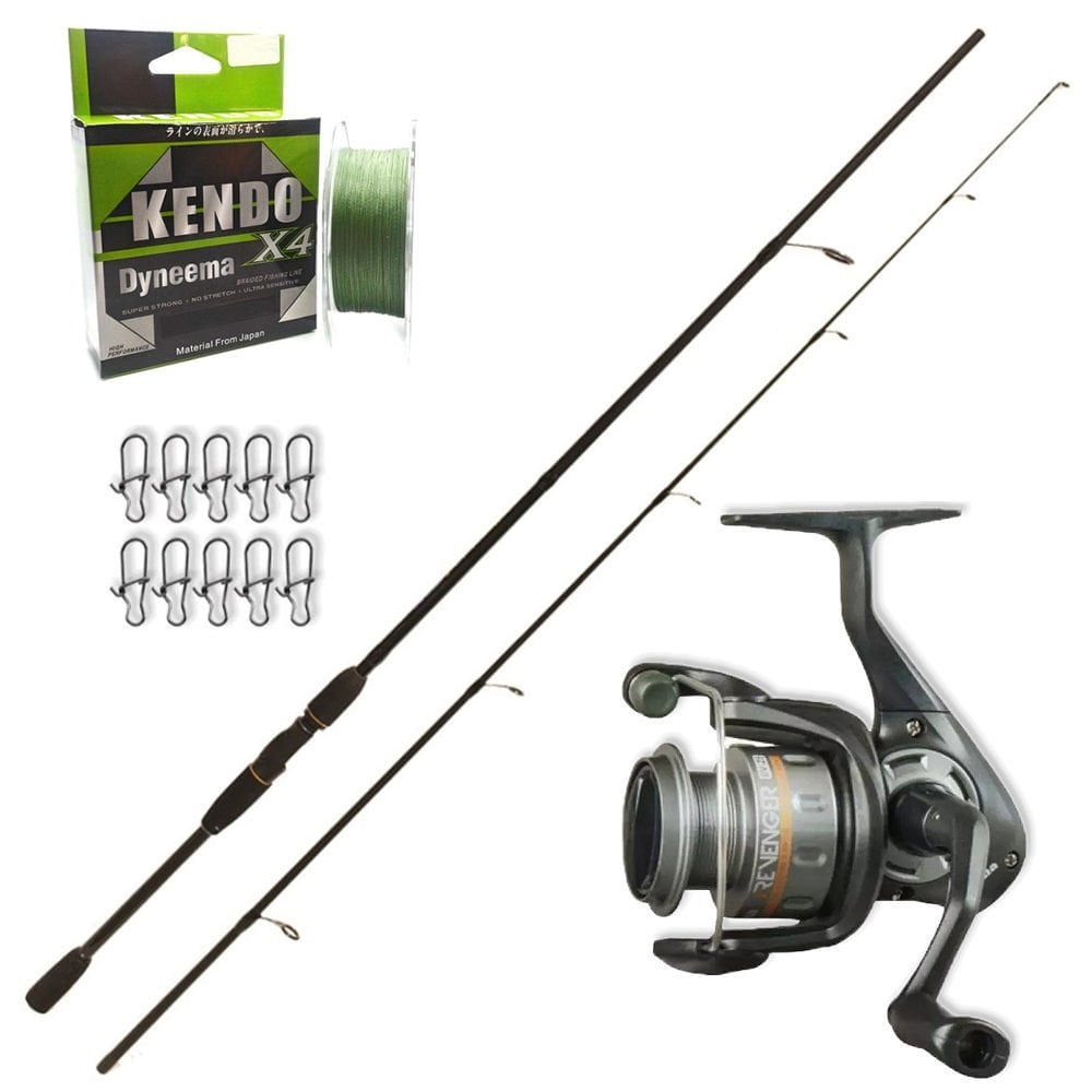 Okuma Revenger 40 - Remixon Double Black 270cm Spin Olta Seti