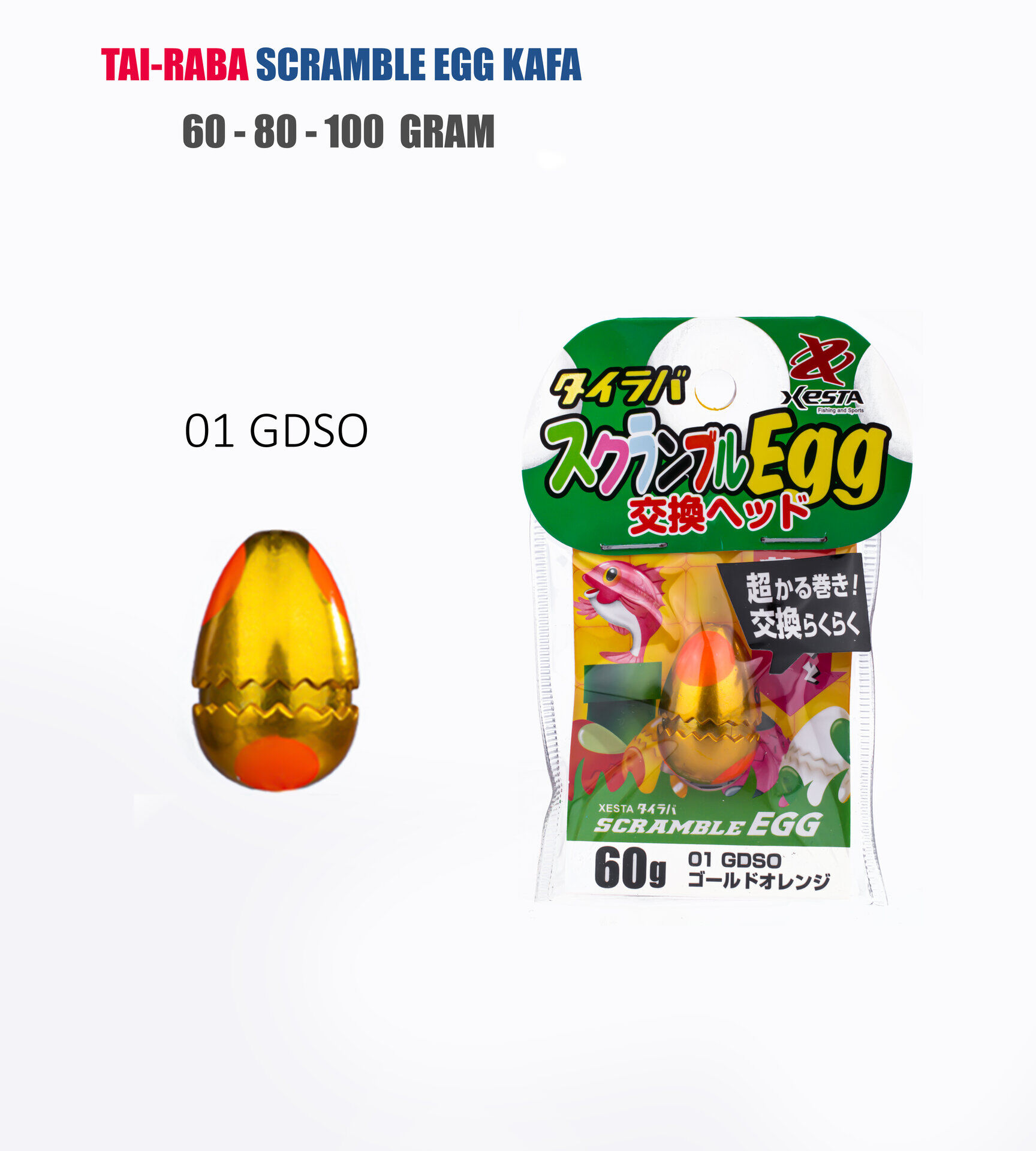 XESTA TAI-RABA SCRAMBLE EGG KAFA 60G GDSO