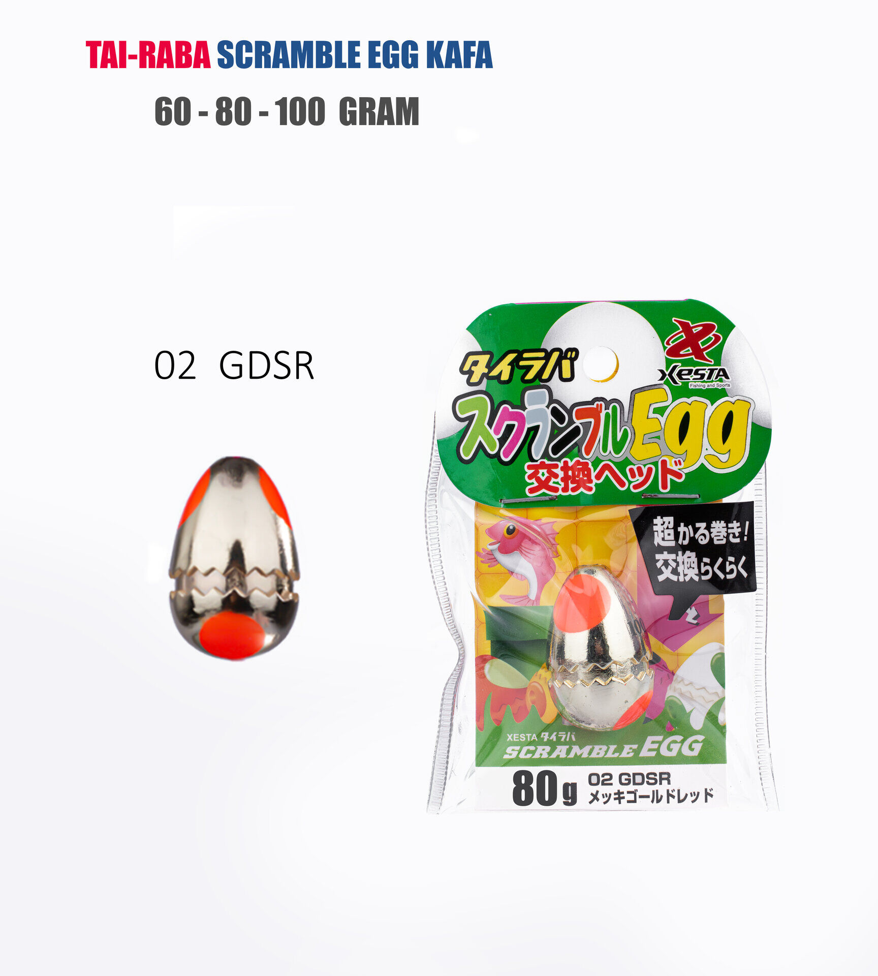 XESTA TAI-RABA SCRAMBLE EGG KAFA 80G GDSR