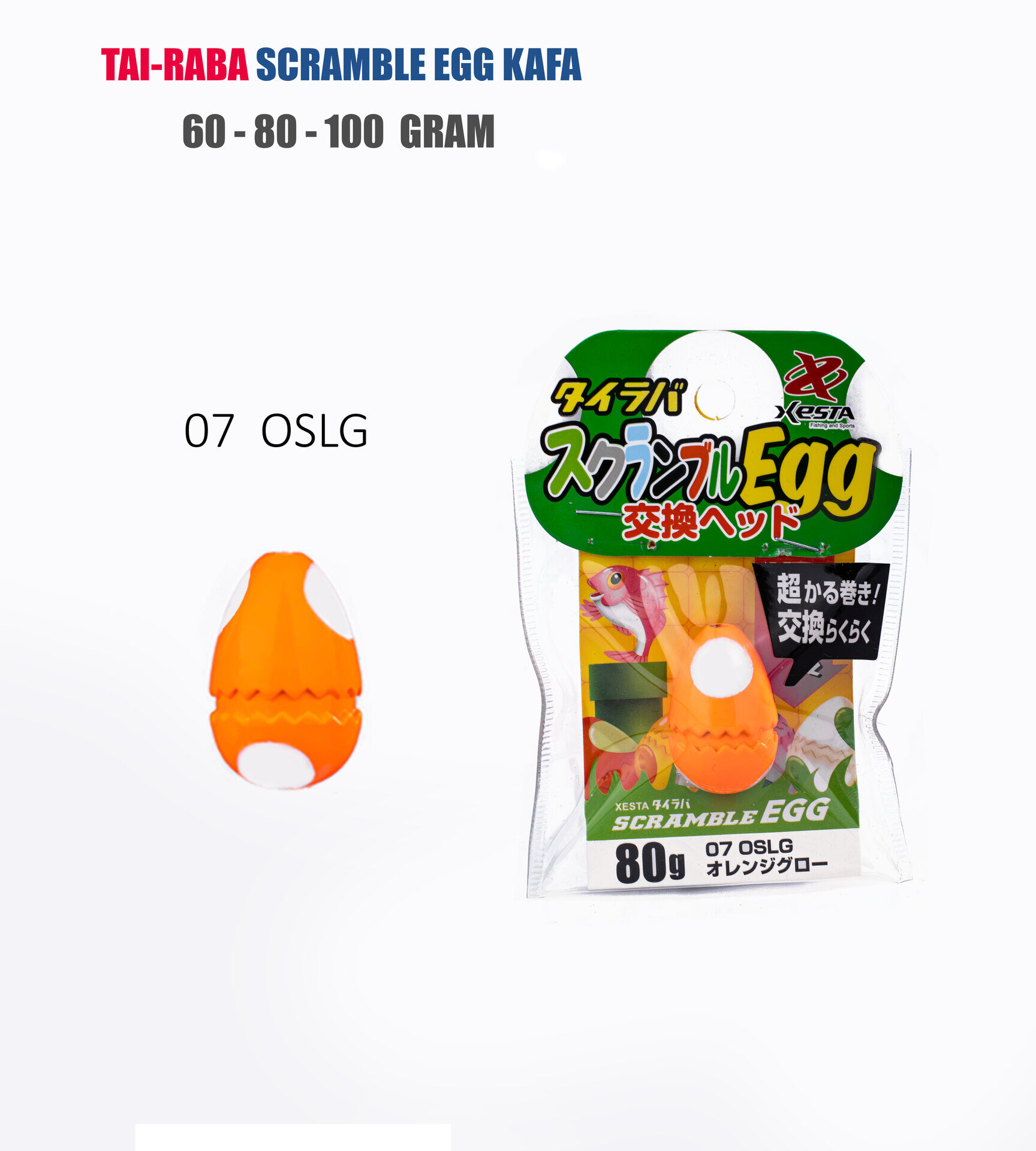 XESTA TAI-RABA SCRAMBLE EGG KAFA 80G OSLG