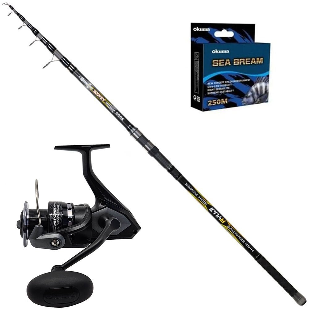 Okuma Wave Power 6000 - Ryuji Aragon 360cm Surf Olta Seti