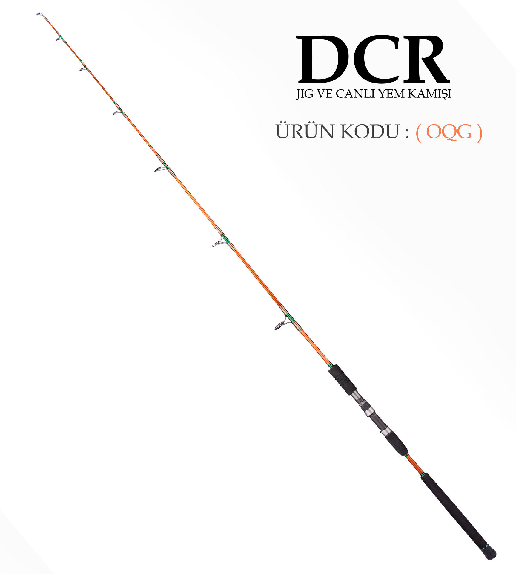 DCR HİLAL JIG VE CANLI YEM KAMIŞI 185 CM 100-300 TURUNCU