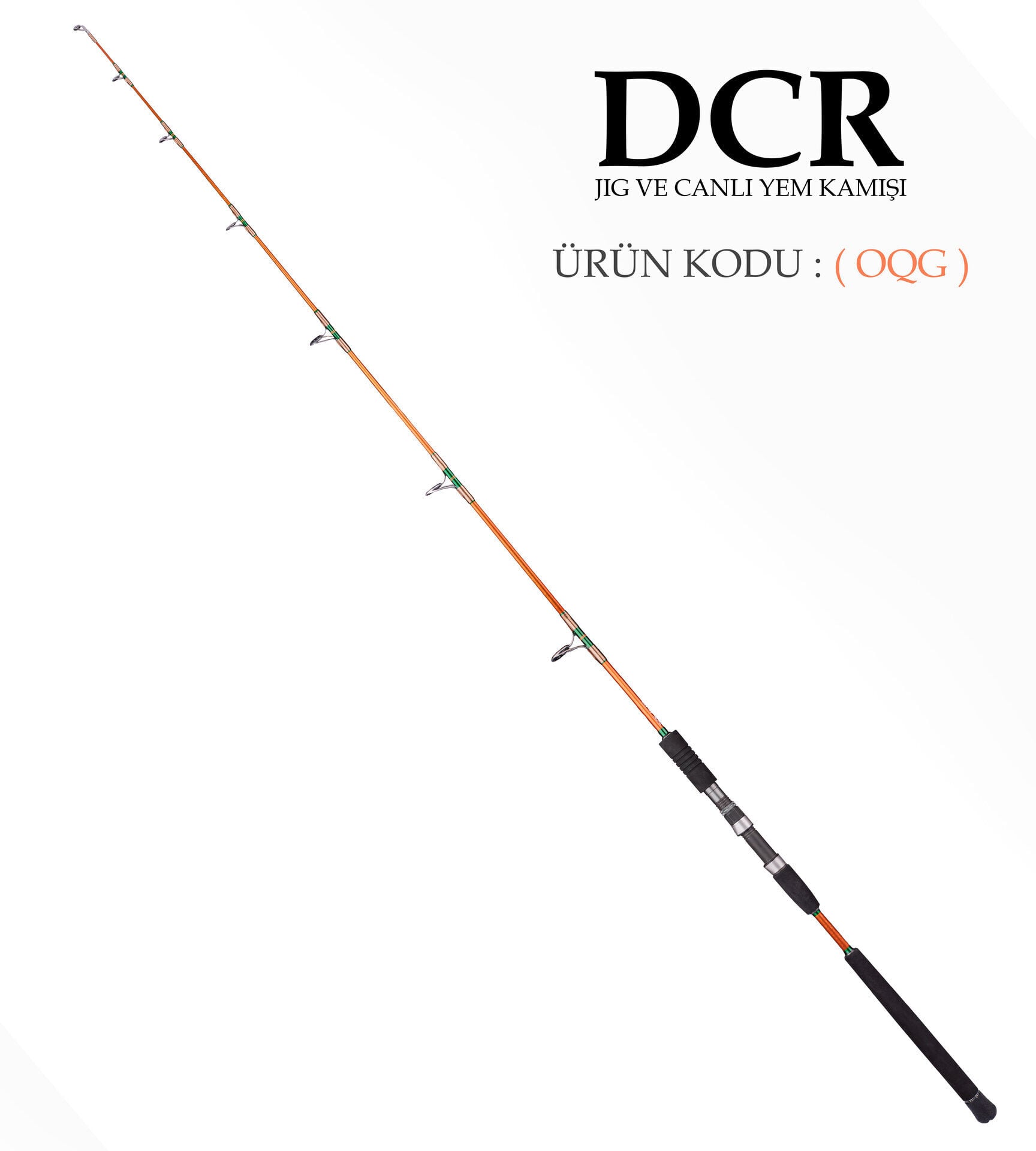 DCR HİLAL JIG VE CANLI YEM KAMIŞI 185 CM 100-300 TURUNCU