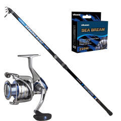 Okuma Safina 6000 - Remixon Strong 420cm 100-250gr Surf Olta Seti