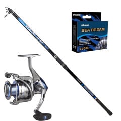 Okuma Safina 6000 - Remixon Strong 420cm 100-250gr Surf Olta Seti