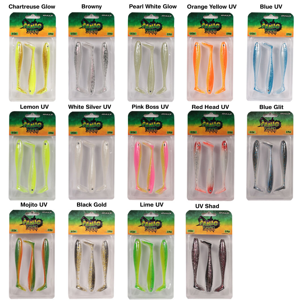 RYUJI PANIC SHAD 9CM, 5.5GR (3AD)