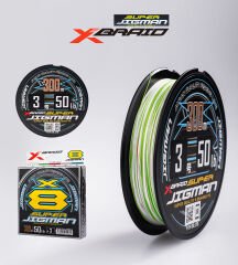 YGK X013 SUPER JIGMAN PE X8 300M 23KG 0.28 MULTICOLOR