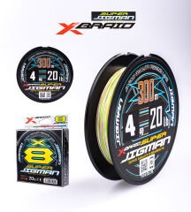 YGK X013 SUPER JIGMAN PE X8 300M 27KG 0.33 MULTICOLOR