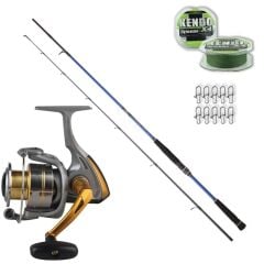 Daiwa Samurai 270cm 10-35gr - Okuma Monkey 3000 Spin Olta Seti