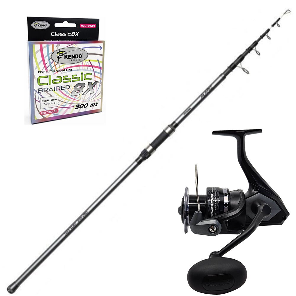 Okuma Wave Power 6000 - Okuma Alaris Tele 390cm Surf Olta Seti